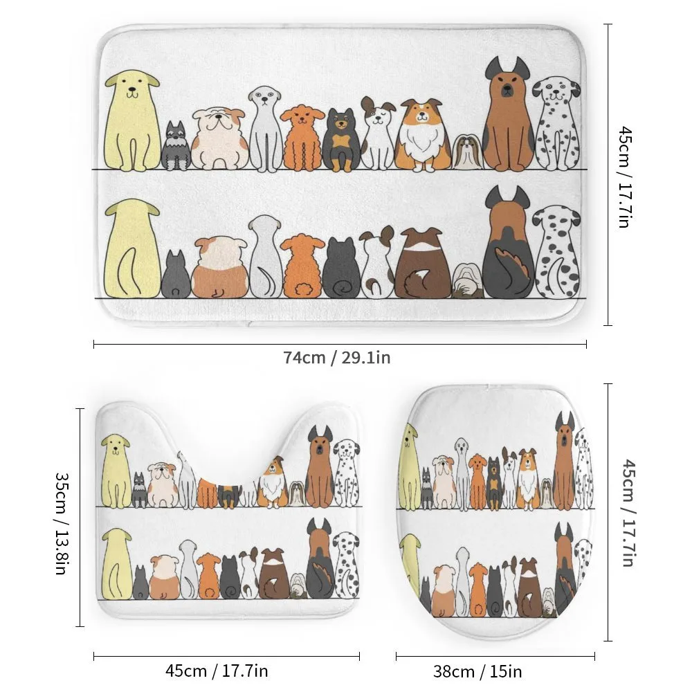 Dog Family in a Row — Detail 1