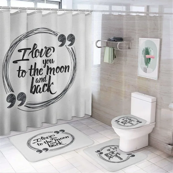 Emotional Expression on a shower curtain
