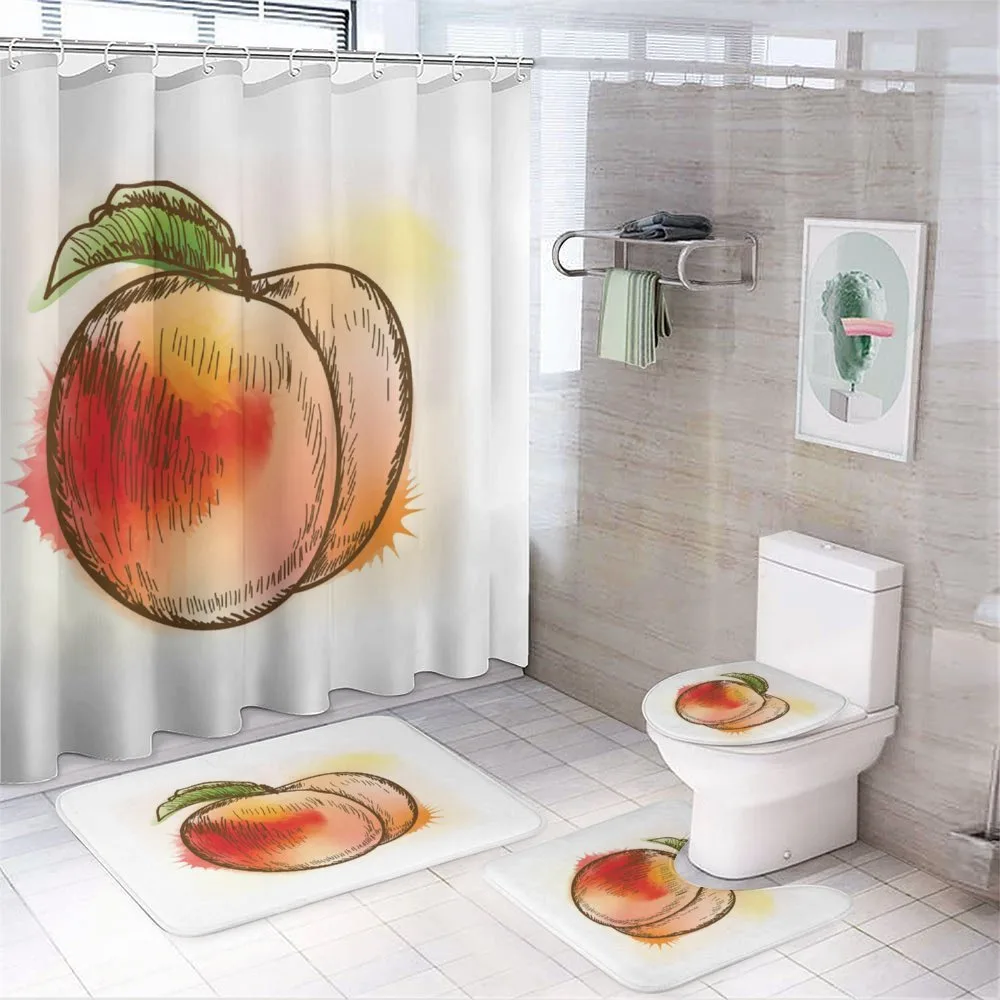 Fresh Fruit Sketch Art — Your design