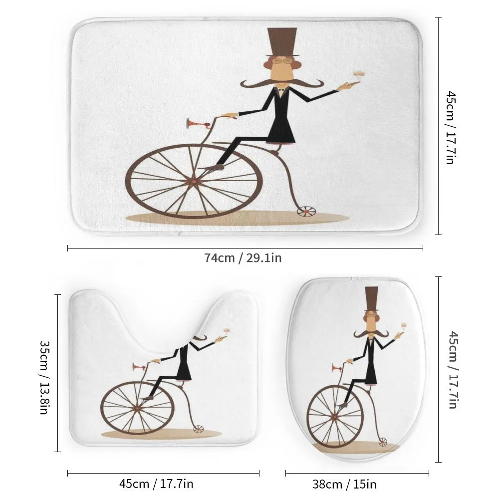 Gentleman Mustache Retro Bike — Detail 1