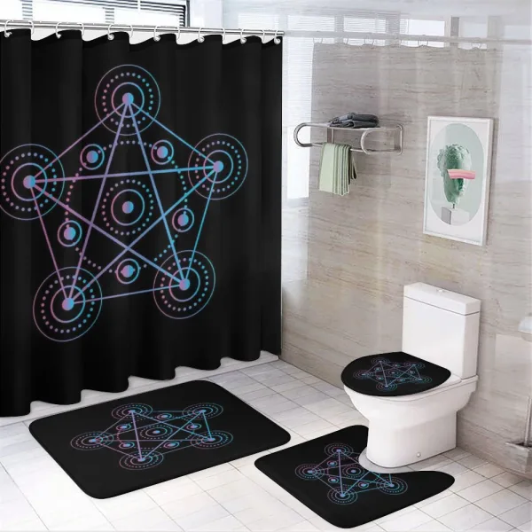 Geometry on a shower curtain