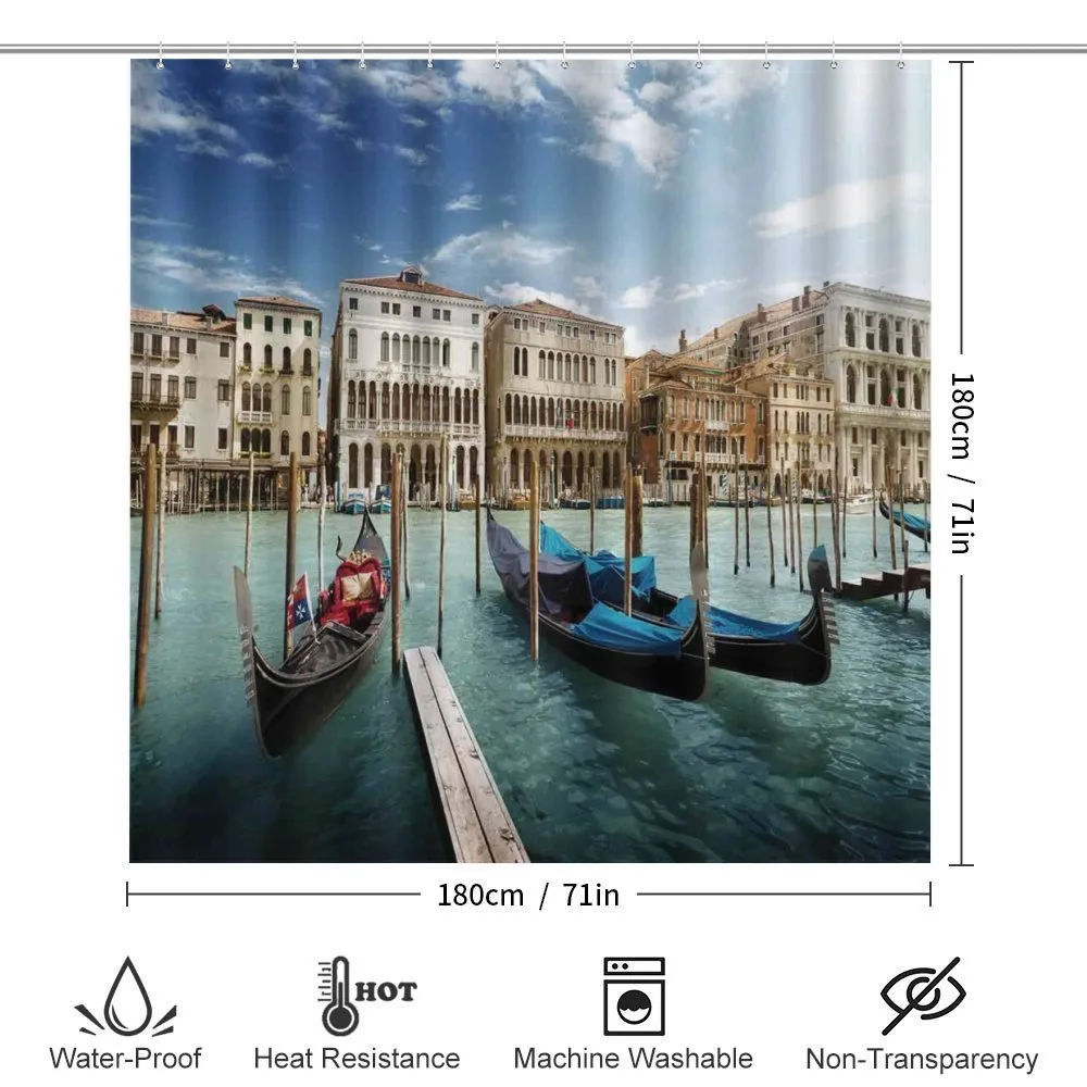Gondolas Venetian Lagoon — Detail 2