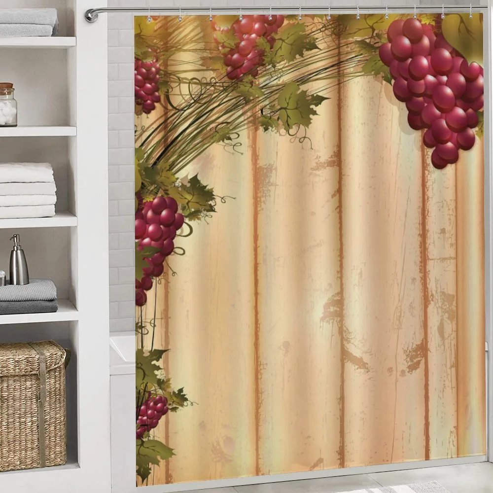 Grapes Wooden Illustration — Detail 4