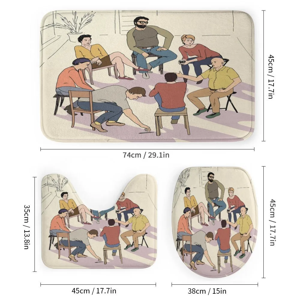 Group Therapy Illustration — Detail 1