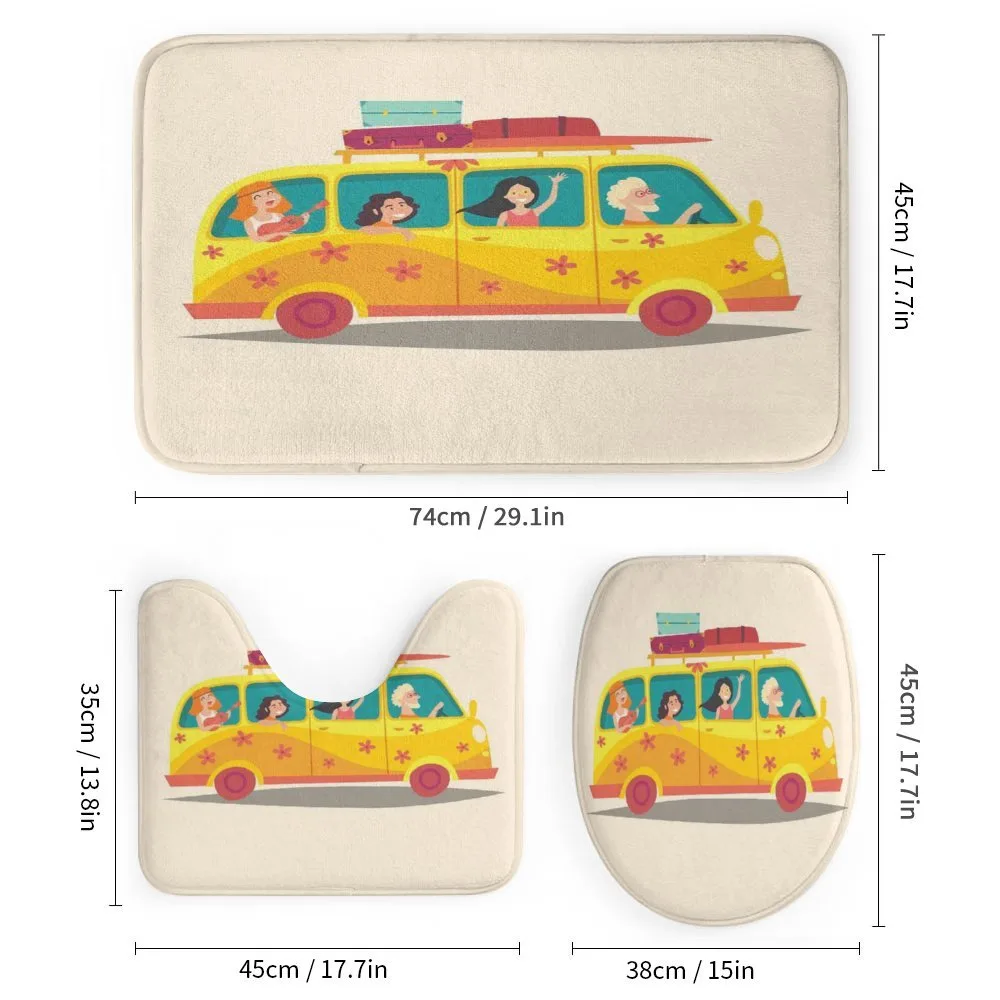Hippies on Summer Van — Detail 1