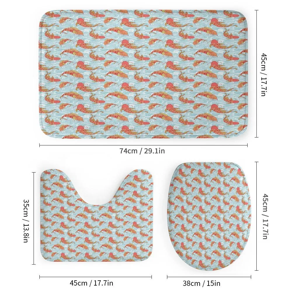 Japanese Carps in the Sea — Detail 1