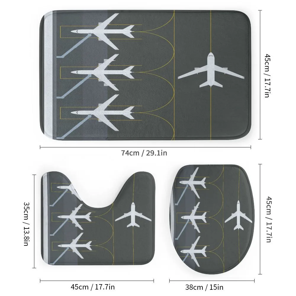 Landed Parked Airplanes — Detail 1