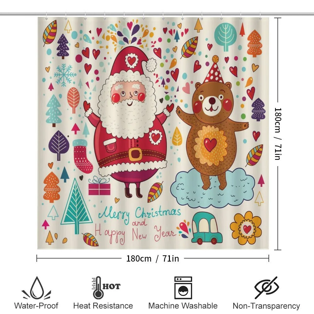Santa and Teddy Bear — Detail 2