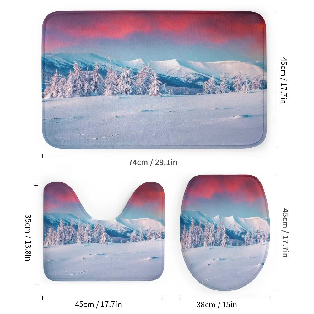 Sunset Snowy Winter — Detail 1