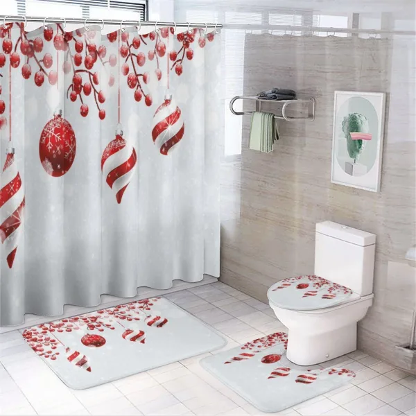 Traditional on a shower curtain