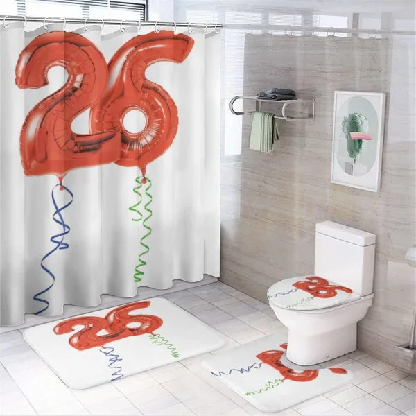 Balloons Surprise on a shower curtain