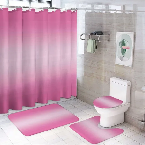 Candy Inspired Art on a shower curtain