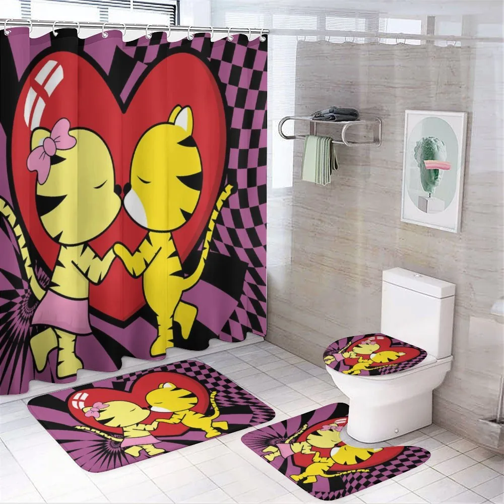 Cartoon Tigers Heart — Your design