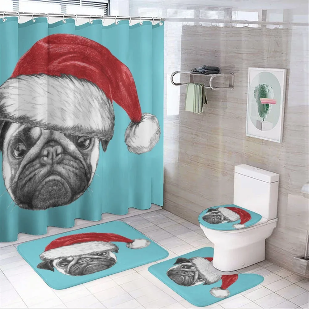 Dog with Santa Hat X-Mas — Your design