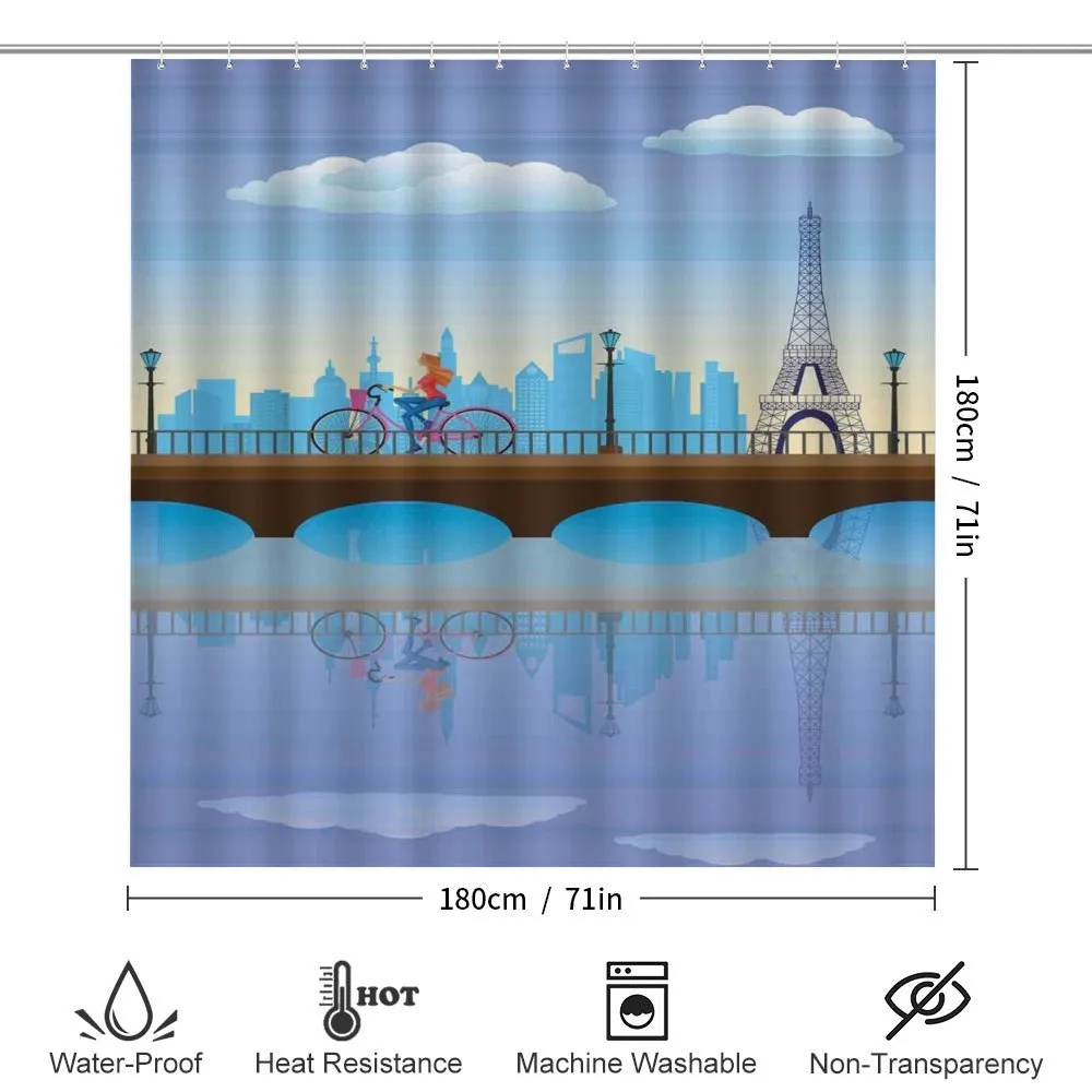 Eiffel Tower Cartoon Art — Detail 2