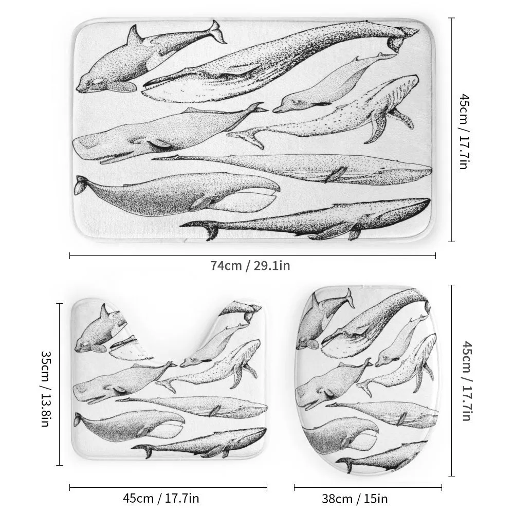 Hand Drawn Single Whale — Detail 1