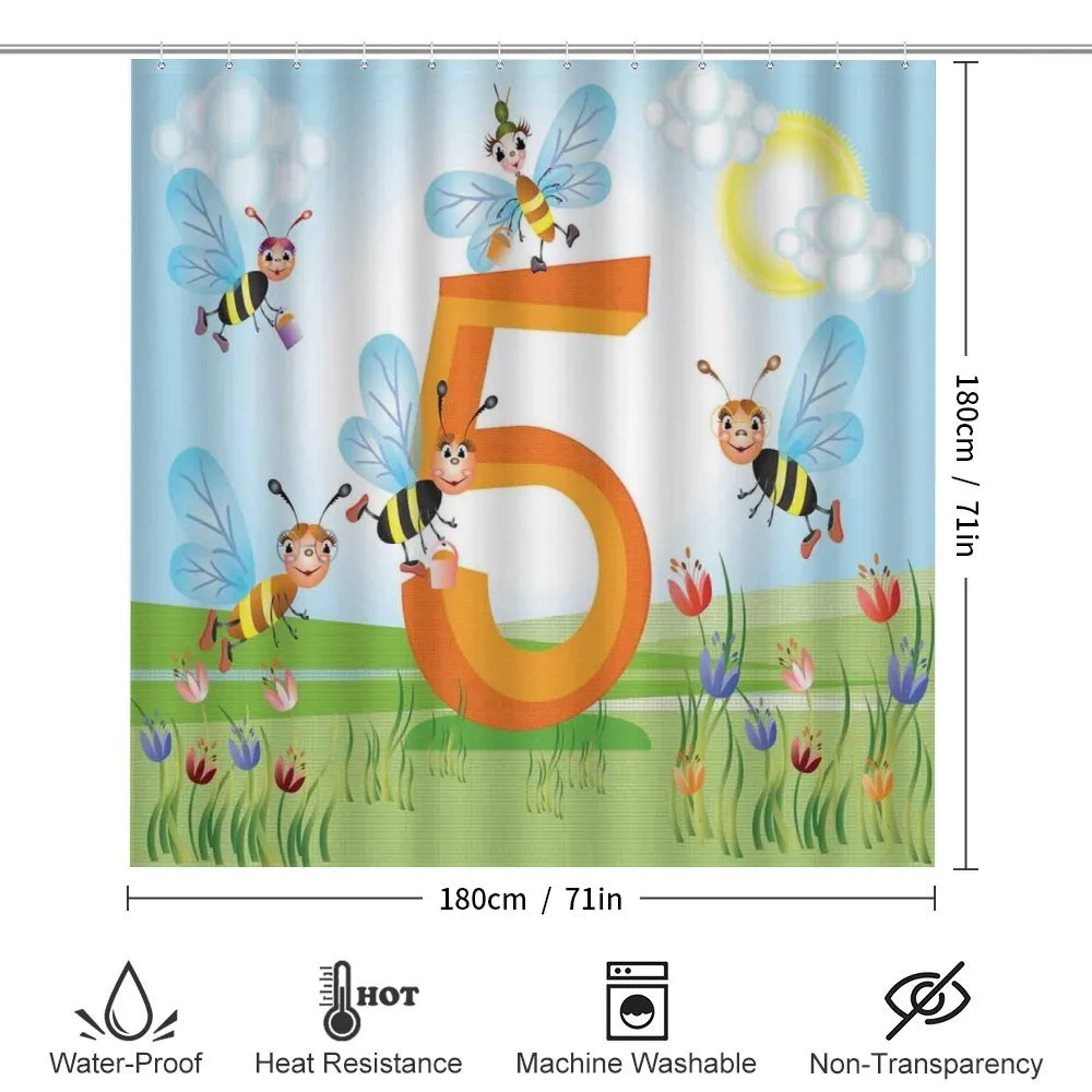 Happy Bees Making Honey — Detail 2