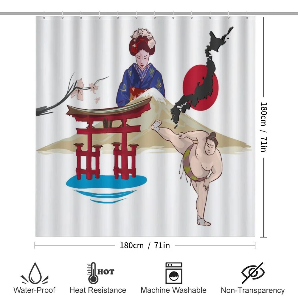 Japanese Woman and Building — Detail 2