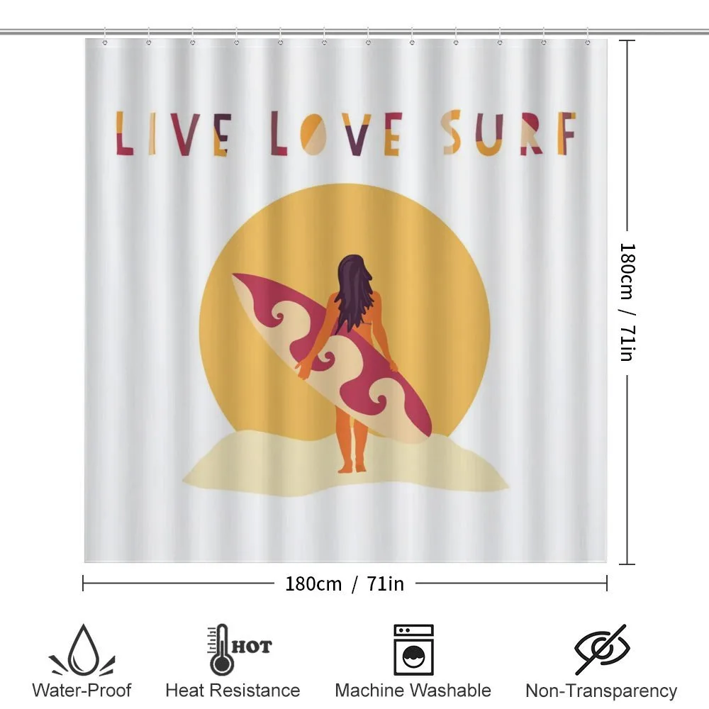 Live Love Surf Girl — Detail 2