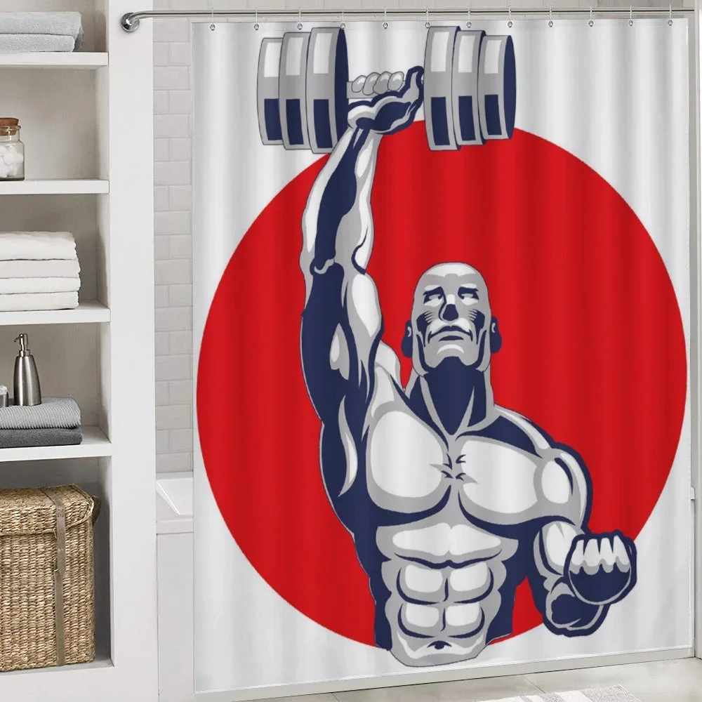 Muscular Man Lifting — Detail 4