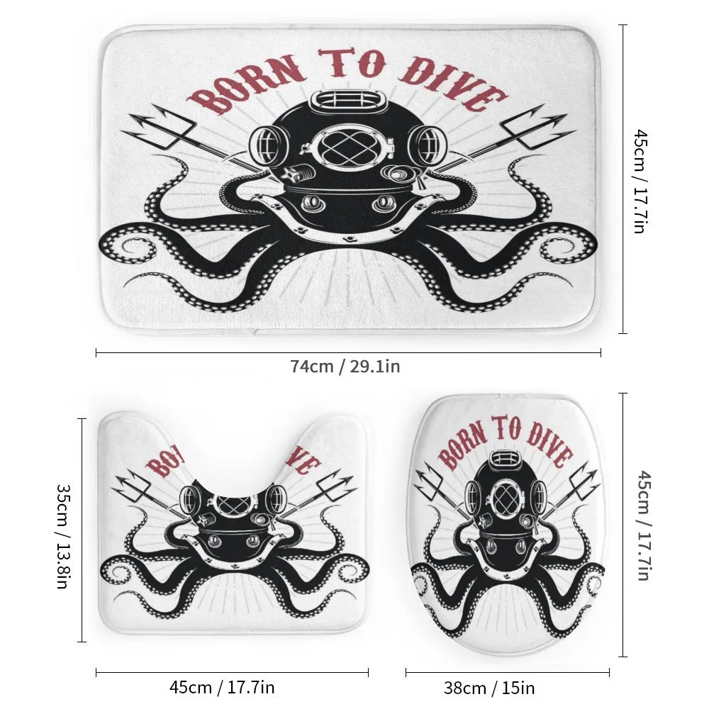 Octopus and Diver — Detail 1