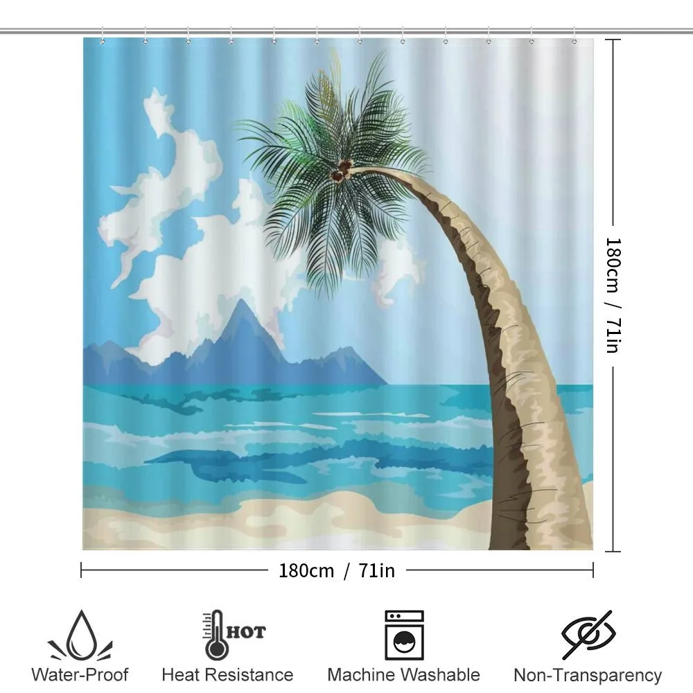 Palm Tree on the Beach — Detail 2