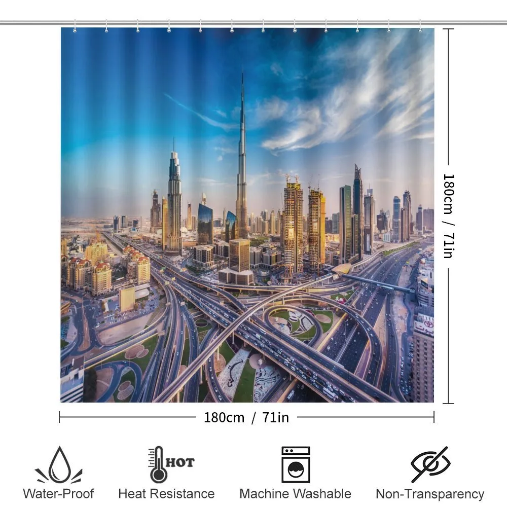 Panoramic Dubai Traffic — Detail 2