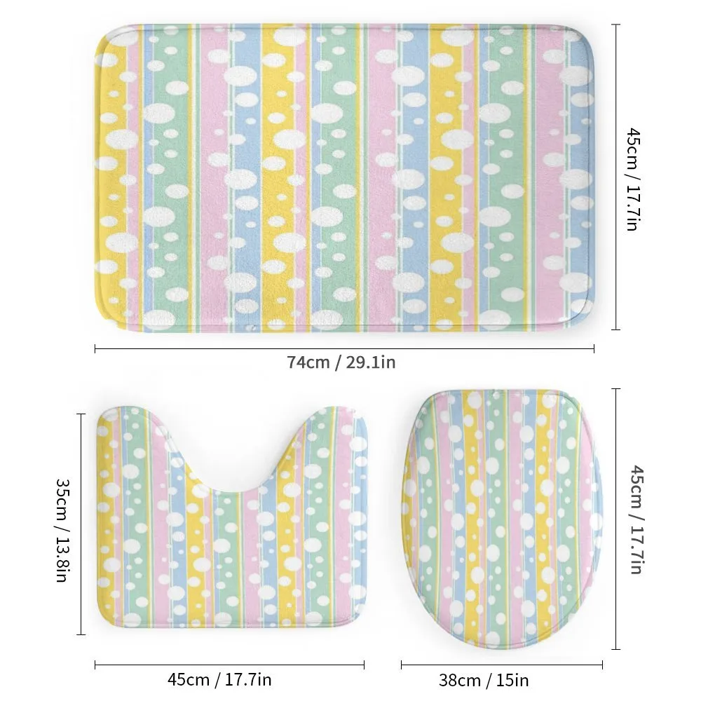 Pastel Colored Stripes — Detail 1