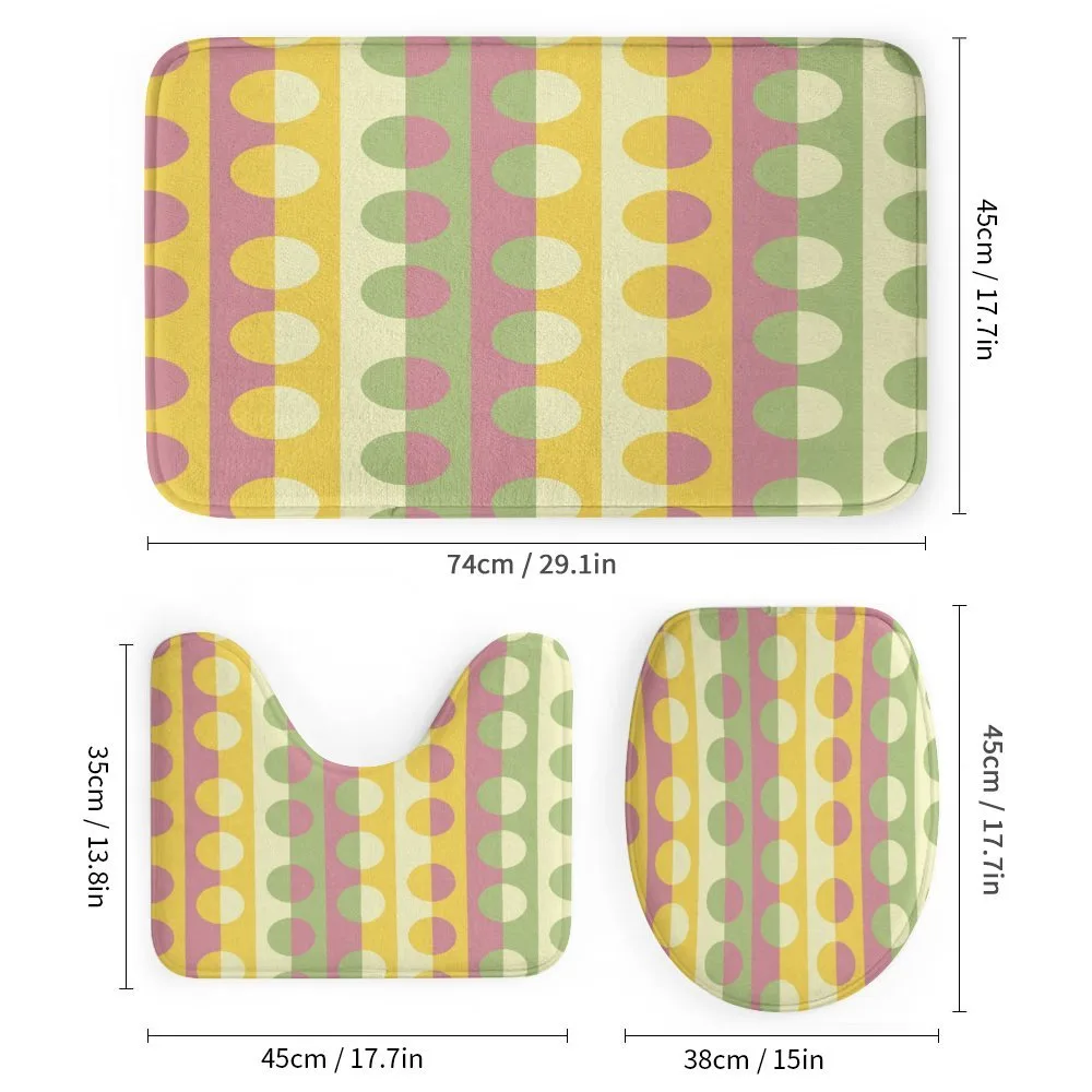 Retro Geometric Stripe — Detail 1