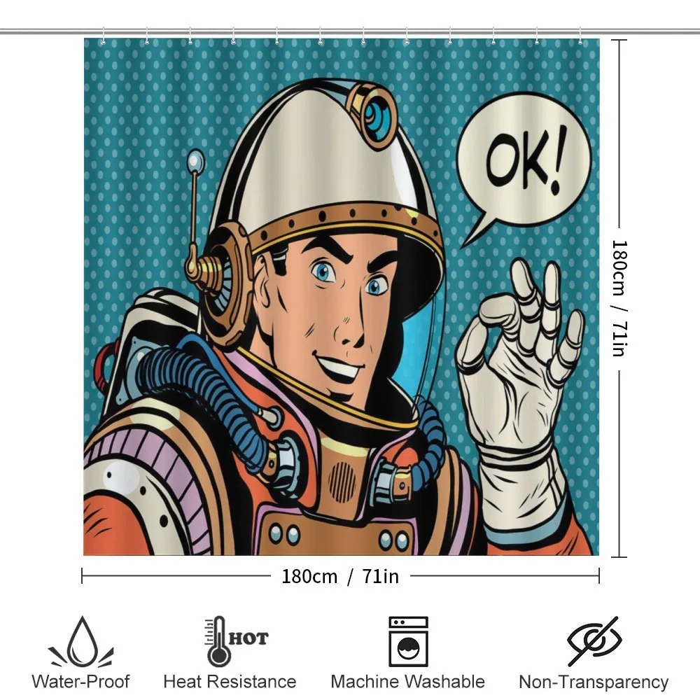 Space Man Gesturing — Detail 2