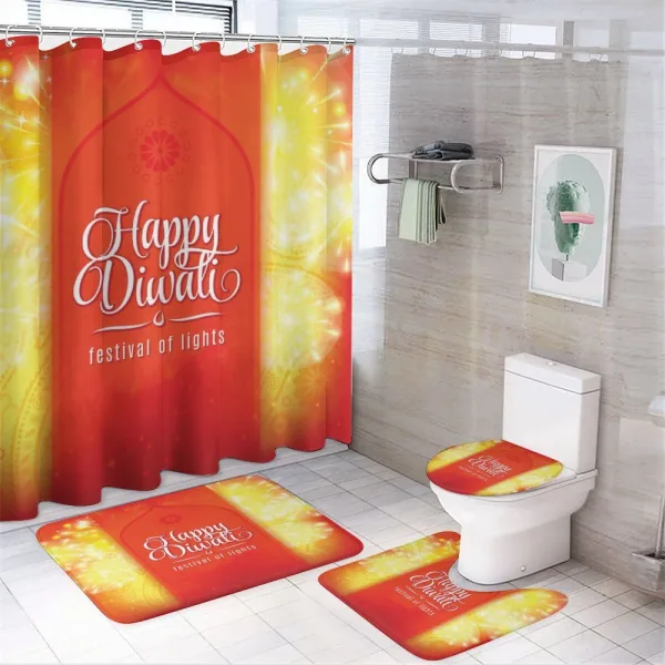Tribal Day on a shower curtain
