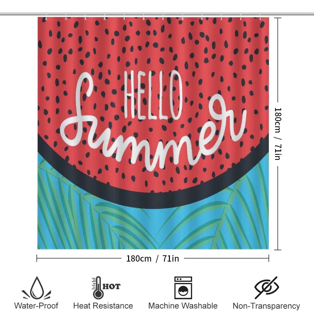 Watermelon Jungle Leaf — Detail 2