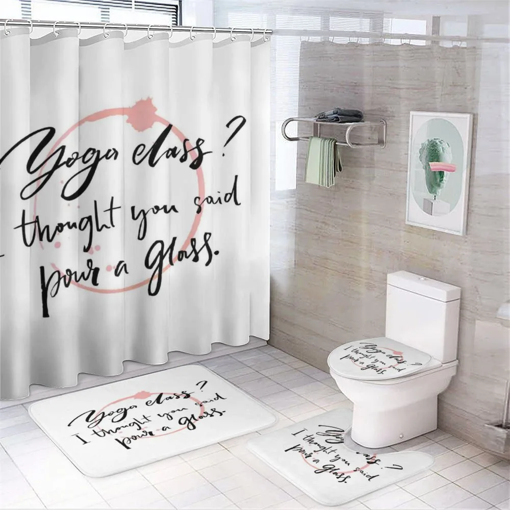 Yoga Class Wine Glass — Your design