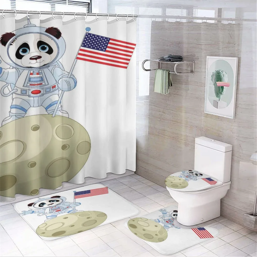 Astronaut on Moon Cartoon — Your design
