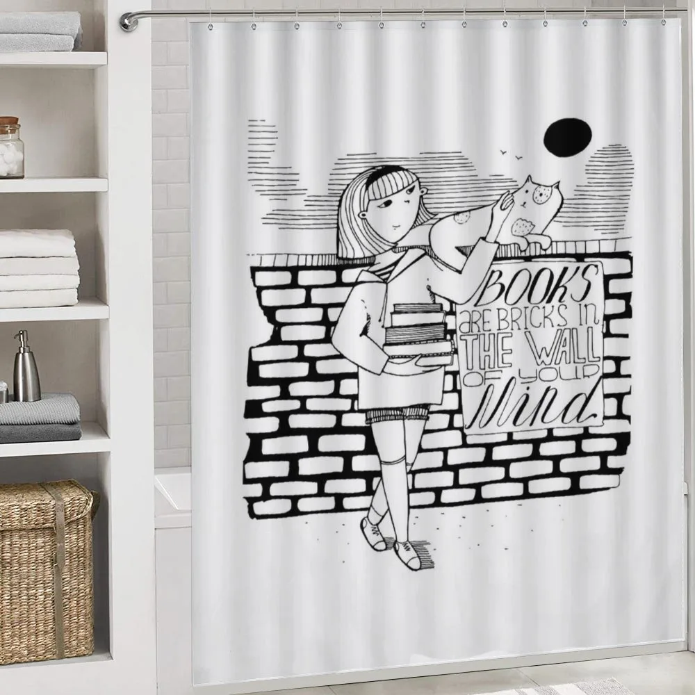 Books are Bricks in Wall — Detail 4