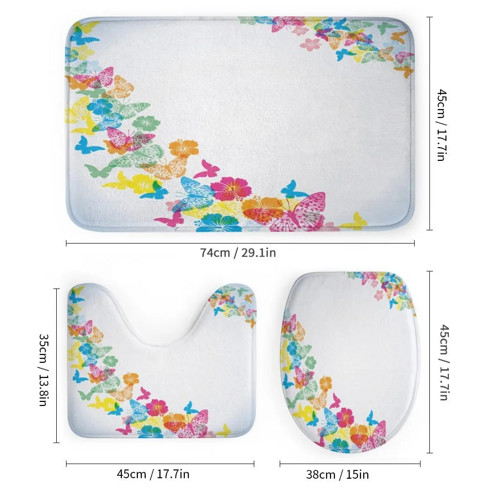 Colorful Butterfly Borders — Detail 1