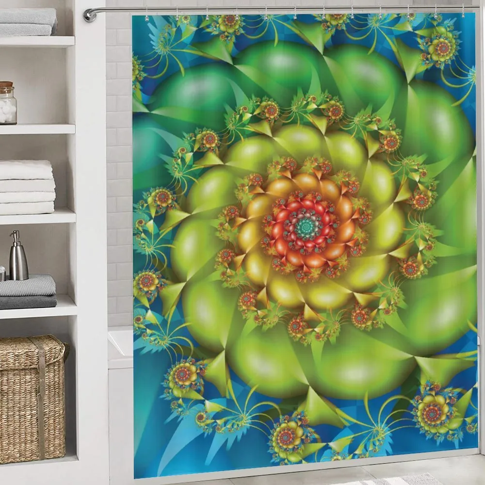 Colorful Floral Spiral — Detail 4