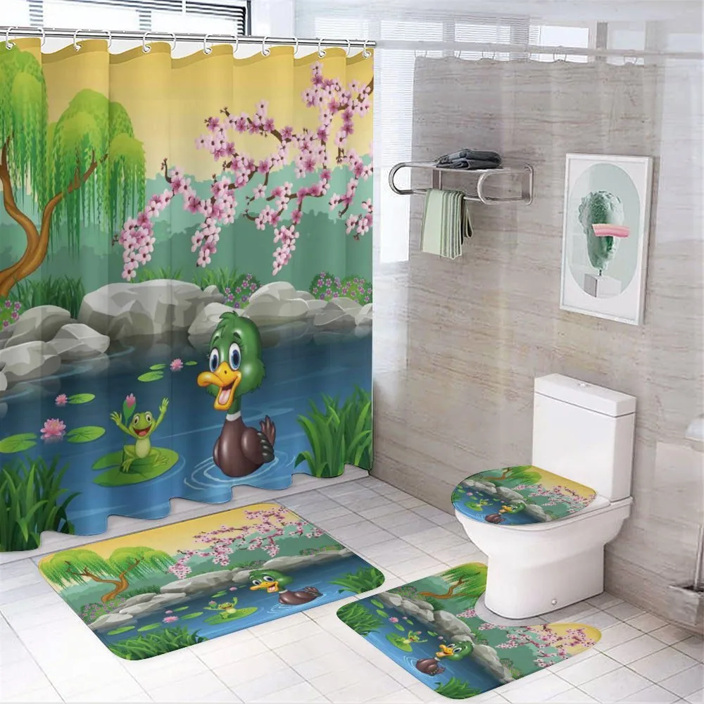 Duck and Frog in a Lake — Your design