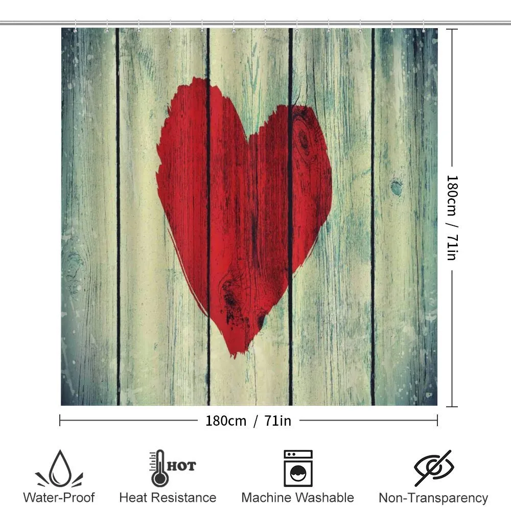 Heart Wooden Wall — Detail 2