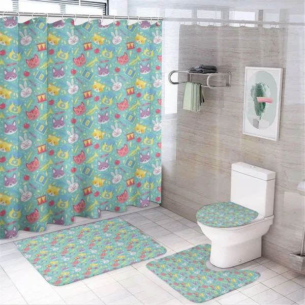 Kindergarten Concept on a shower curtain