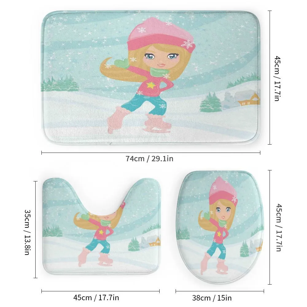 Little Girl Skating — Detail 1