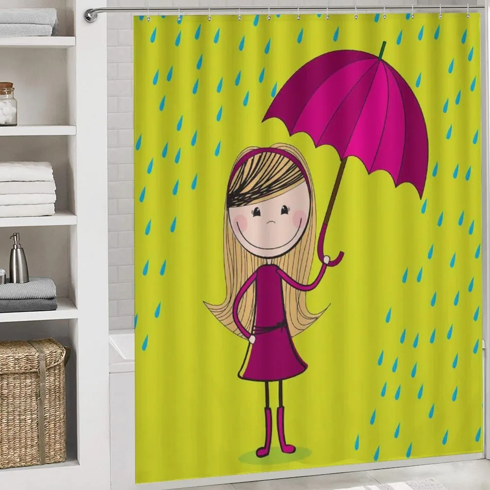 Little Girl Under Raindrop — Detail 4