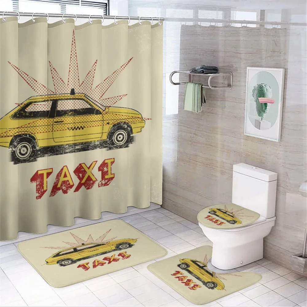 Pop Art Taxi Cab Vintage — Your design