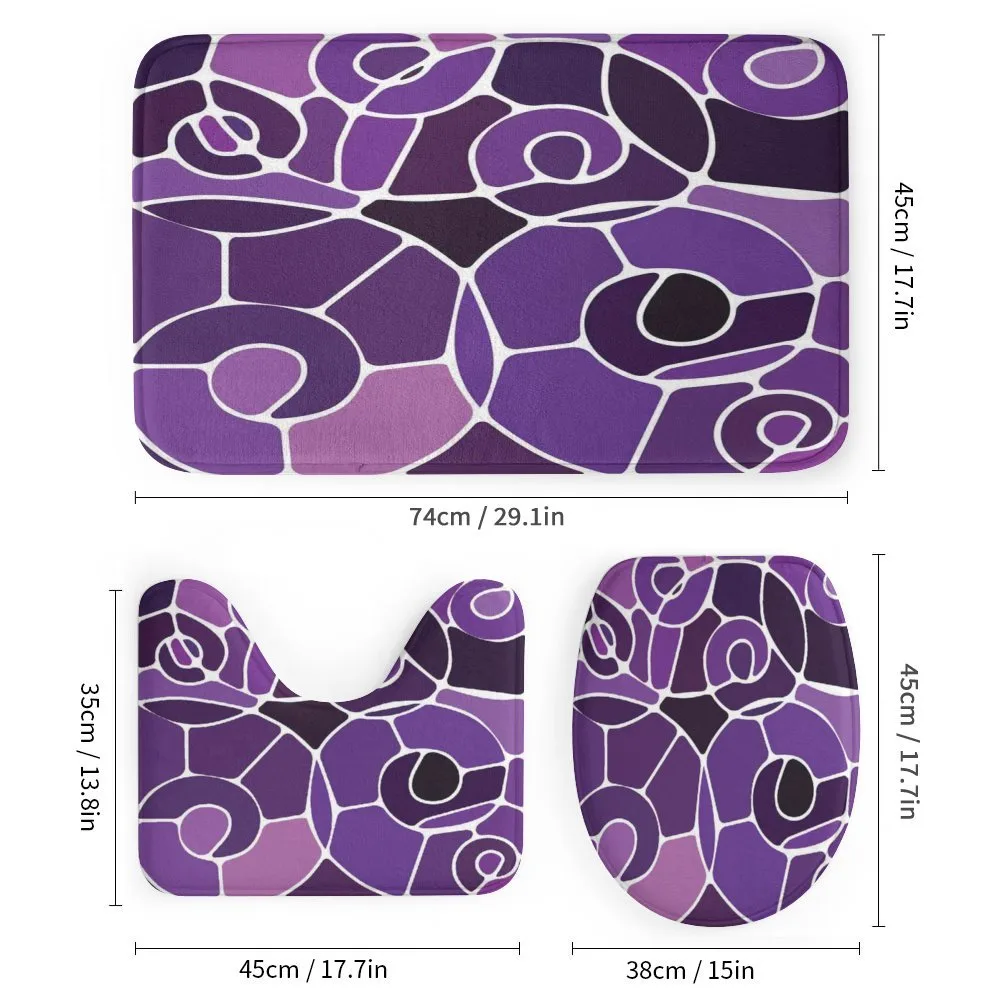 Purple Shaded Spirals — Detail 1