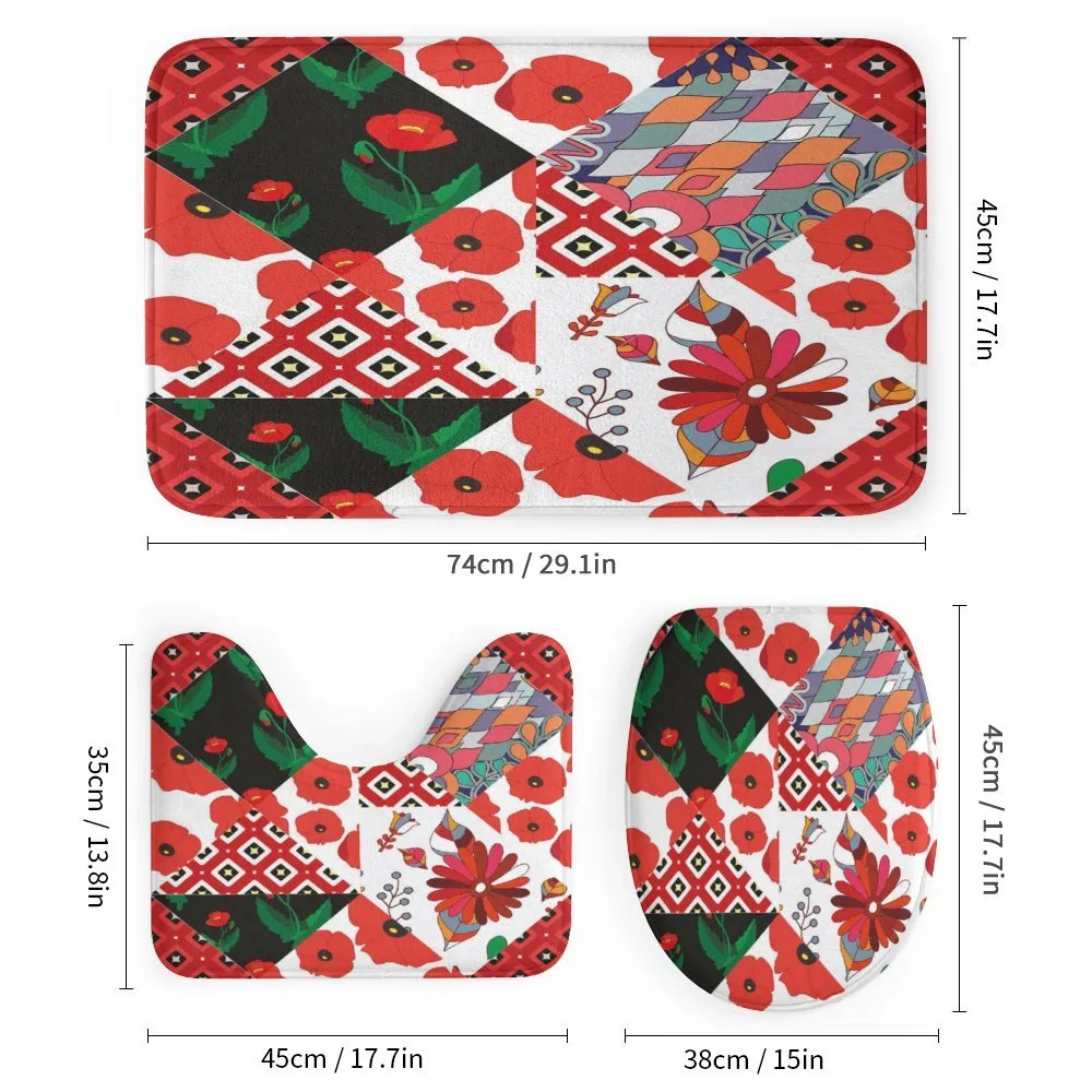 Slavic Patchwork Poppy — Detail 1