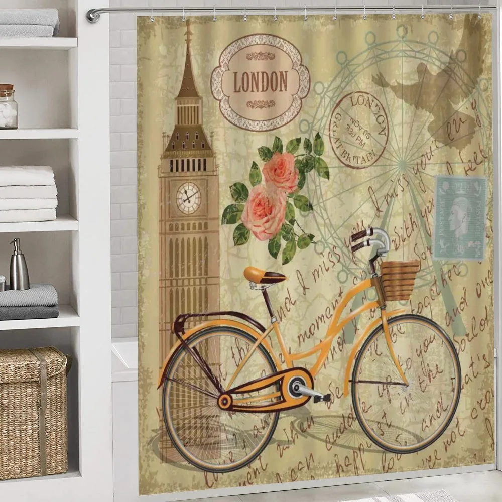 Stamp Big Ben and Bicycle — Detail 4