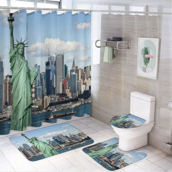 Warm Spring Day on a shower curtain