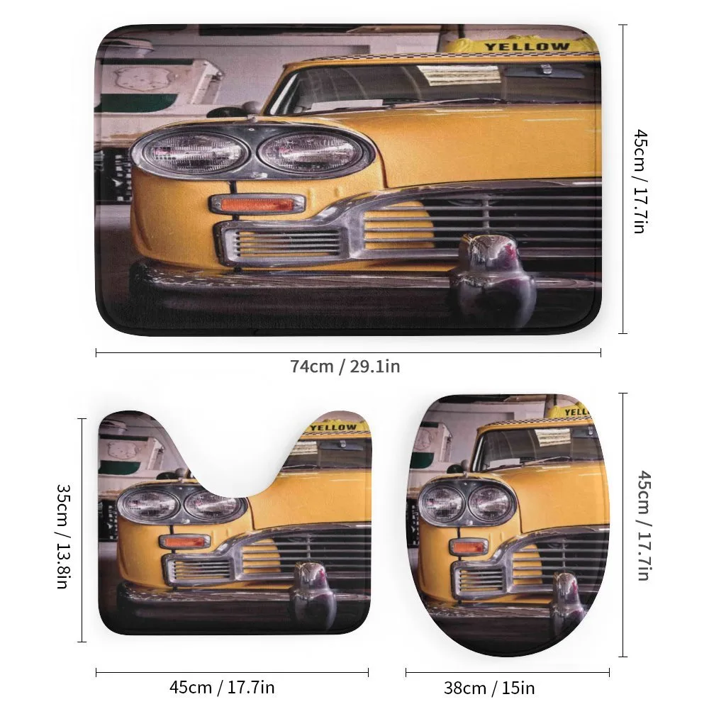 Antique Yellow Taxi — Detail 1