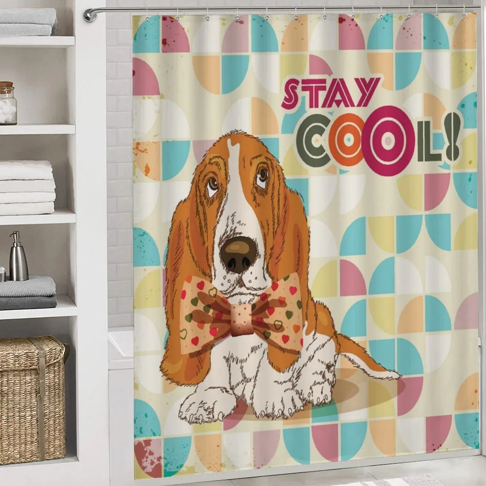 Basset Hound Dog with Bow — Detail 4