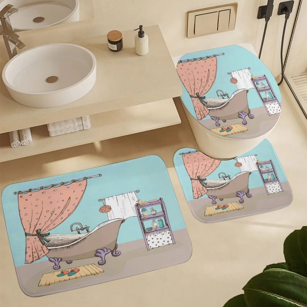 Bathroom Tub Illustration — Detail 5